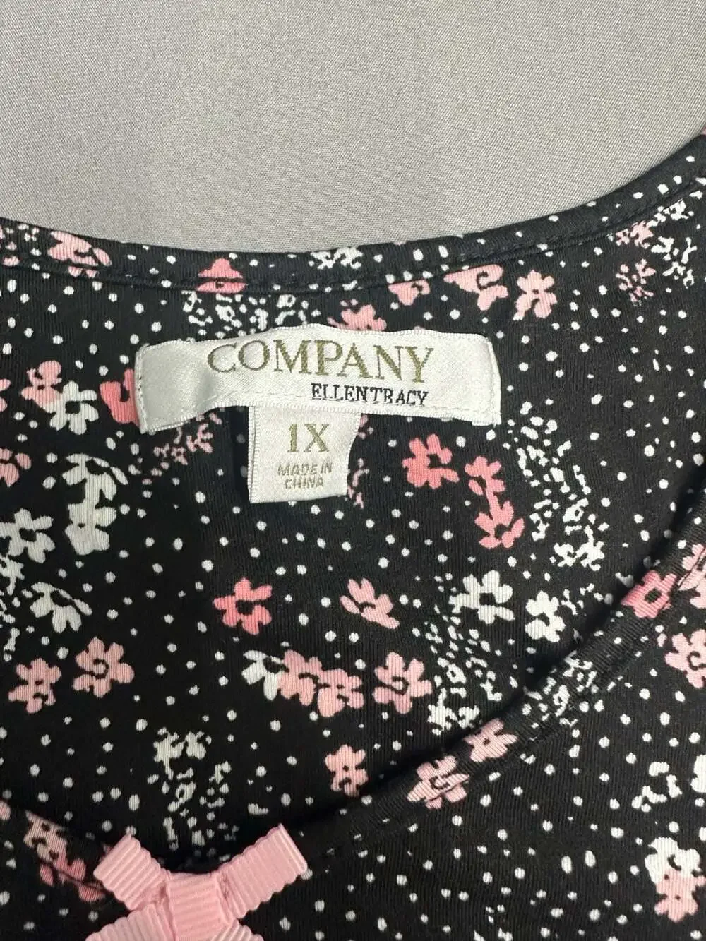Company Ellen Tracy Floral Print Pajama Gown/Nightgown